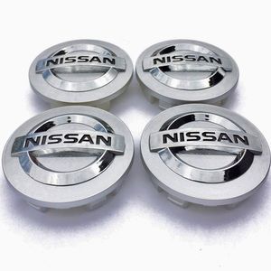 Nissan Center Caps Silver 54mm Brand New (Set of 4)